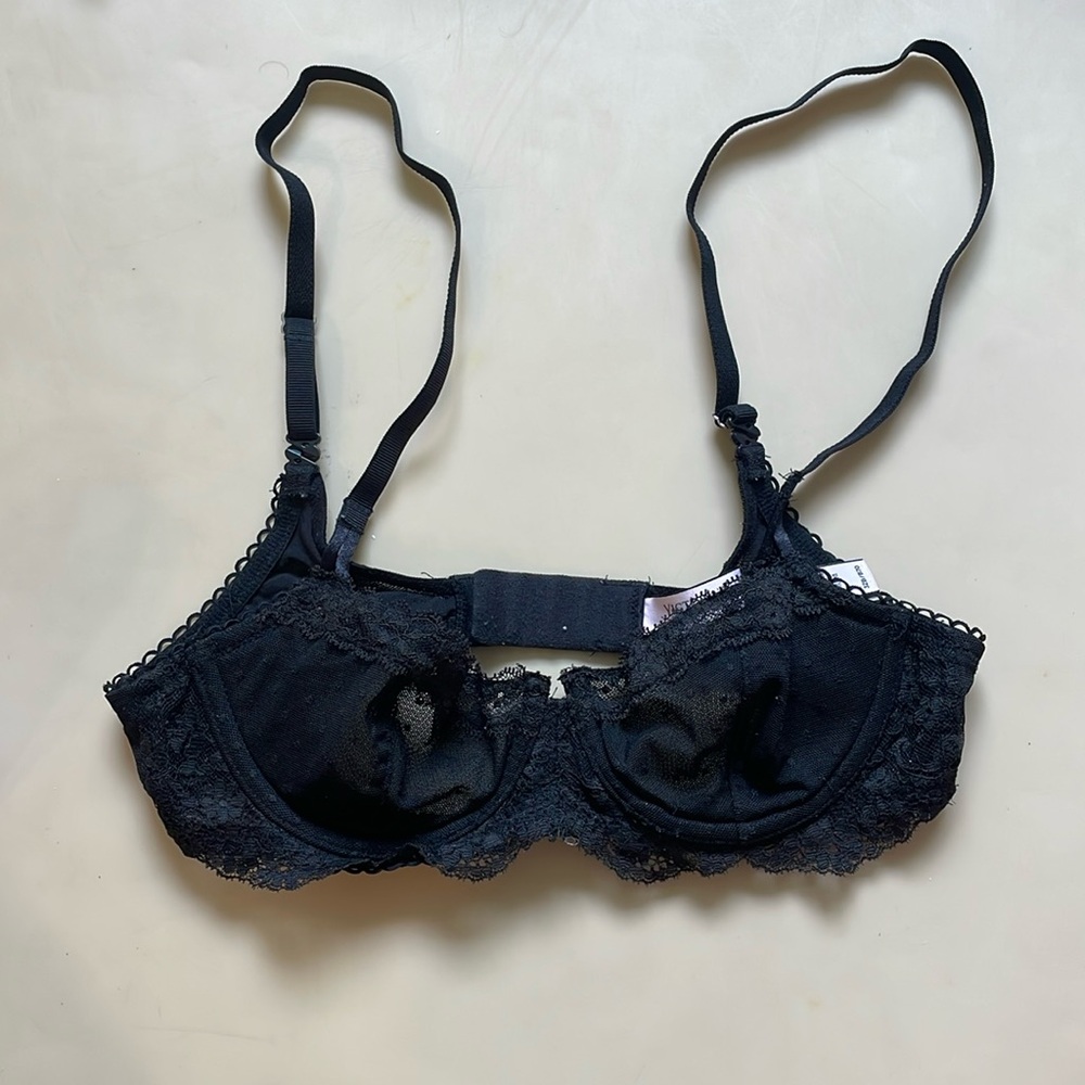 Black Lace Victoria’s Secret Dream Angles Push-Up without Padding Bralette